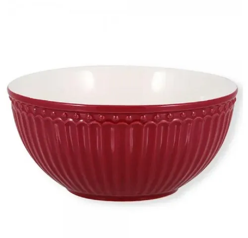 Greengate Geschirr Schale Müslischale Alice Clared Red (14cm)