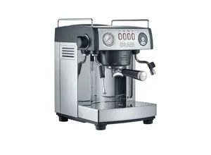 GRAEF Siebträger-Espressomaschine baronessa - Siebträgermaschine mit Doppel-Pumpen-System für gleichzeitige Espresso- und Milchschaumzubereitung, schnelle Einsatzbereitschaft durch Pre-Infusion-Technologie und PID-Steuerung.