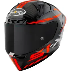 Suomy S1-XR GP Carbon Hypersonic E06 Helm - Motorradhelm mit optimierter Aerodynamik und hervorragendem Sichtfeld für maximale Sicherheit und Rennperformance. Ideal für Profis und ambitionierte Fahrer.