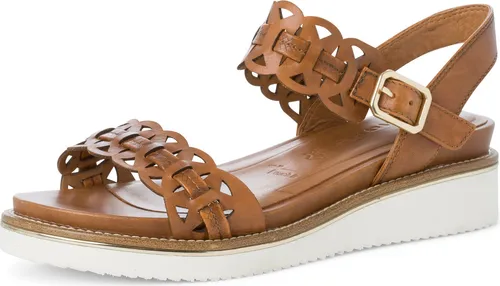 TAMARIS Damen Wedge/Plat Sand Art: 1-1-28223-28 in cognac (braun) - Größe:38