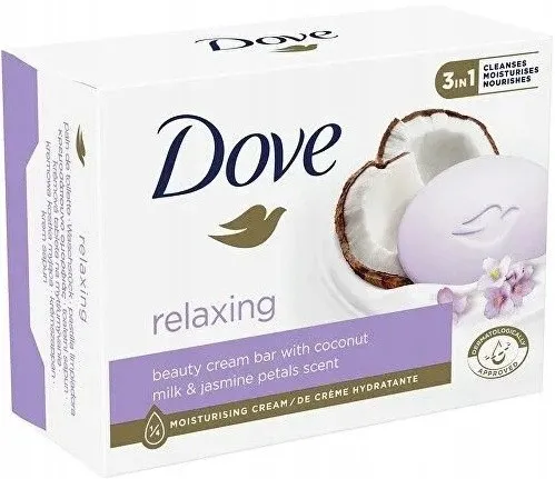Dove Relaxing Coconut Milk Seifenstück 90 g von Dove