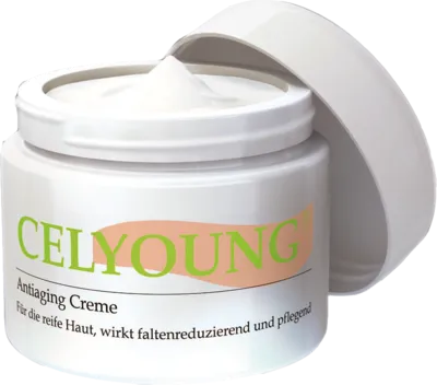 Celyoung Antiaging Creme 50 ml - Anti-Aging Creme mit Coenzym Q10 und Retinol, spendet intensive Feuchtigkeit und reduziert Falten für ein regeneriertes Hautbild.