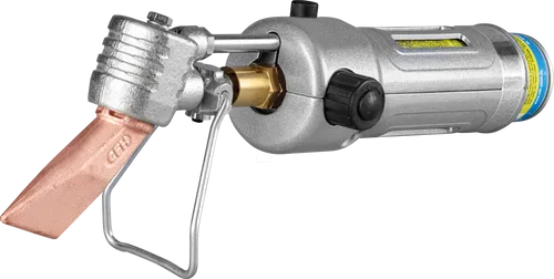 CFH Dachrinnenlötkolben PK932 - Lötgeräte für präzises Arbeiten, mobiler Kupferlötkolben mit professioneller Piezozündung für einfaches Zünden auf Knopfdruck.