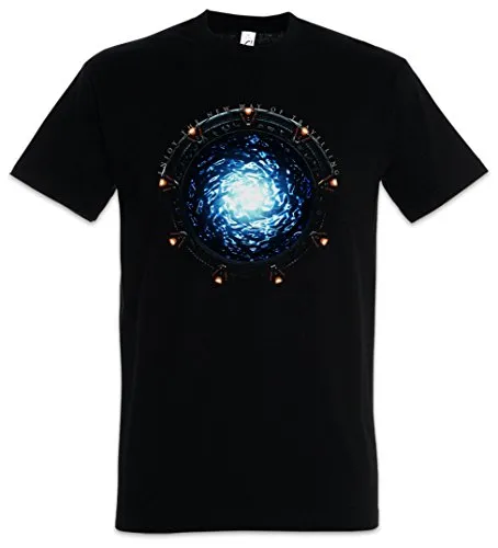 Urban Backwoods Star Portal Herren T-Shirt Schwarz Größe M