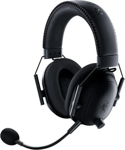 Blackshark V2 PRO FOR PS - Schwarz Gaming-Headset mit 50-mm-Treibern, bis zu 70 Stunden Akkulaufzeit und erstklassigem Sound für ultimatives Gaming-Erlebnis