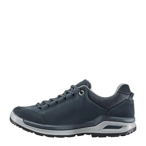 LOWA Halbschuh ASCONA LL LO Ws Navy/Navy 37.5 - Wanderschuh mit speziell angepasster Passform für Frauen, aus hochwertigem Nubukleder, ideal für City-Touren und Spaziergänge.