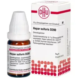Hepar Sulfuris D 200 Globuli 10 g