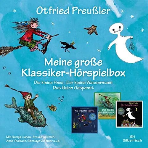 Klassiker-Hörspielbox: Die kleine Hexe, Das kleine Gespenst, Der kleine Wassermann - Hörbücher mit 6 CDs, die zauberhafte Geschichten für Kinder bieten und die Fantasie anregen.