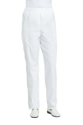 Leiber Damen Hose weiß 08/4692/01 - Hochwertige Damenhose, hergestellt in Deutschland, ideal für den professionellen Einsatz in der Pflege oder Gastronomie.