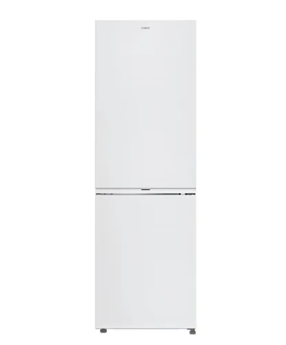 Candy CNCQ2T618EW Kühlschrank mit Gefrierfach - Kompakter Kühlschrank unter 25 cm Breite, ideal für kleine Wohnungen, mit energieeffizienter Leistung der Klasse G und stilvollem Beigeton.