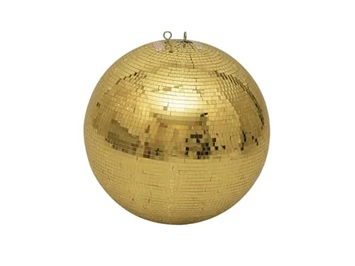 Eurolite Mirror Ball 40 cm gold - Licht-Effekte: Diese 40 cm große goldene Spiegelkugel verwandelt jeden Raum in eine glamouröse Partylocation und sorgt für funkelnde Lichtreflexe!