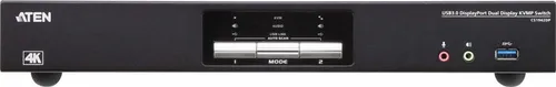 ATEN CS1942DPA KVMP-Switch 2-fach Dual-Display, 8K - Kompakter KVMP-Switch für zwei Computer mit Dual-Display, unterstützt 8K Auflösung und USB 3.0 für schnelle Datenübertragung. Ideal für effiziente Arbeitsabläufe.