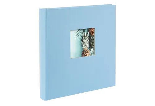 Goldbuch Fotoalbum 27949 Bella Vista 30x30cm himmelblau schwarze Seit