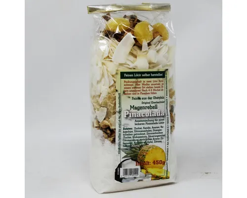 Biller Gewürz, Magenrebell Pinacolada Likör Ansatzmischung für Kräuterlikör 450g