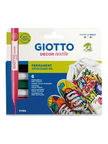 Giotto Decor Textile 6 pcs BL