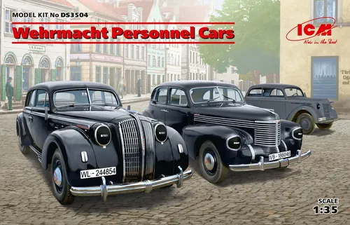 ICM DS3504 - 1:35 Wehrmacht Personnel Cars - Neu