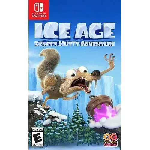 Ice Age: Scrat's Nutty Adventure für Nintendo Switch - 3D-Action-Abenteuer für Nintendo Switch, führe Scrat auf seiner epischen Suche nach legendären Kristallnüssen durch klassische Eiszeit-Standorte und überstehe witzige Herausforderungen.