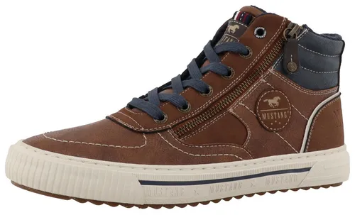 Mustang Shoes Masha Sneaker High Top - Wanderschuhe mit knöchelhohem Design, aus widerstandsfähigem Lederimitat für optimalen Komfort und Rutschfestigkeit. Ideal für Freizeit und Casual-Outfits.