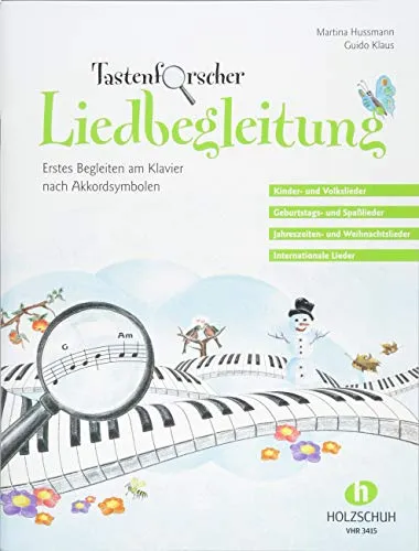 Tastenforscher Liedbegleitung: Erstes Begleiten am Klavier nach Akkordsymbolen
