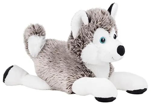 Schaffer Knuddel mich! 4742 Plüsch Hund Schlittenhund Husky, 30 cm, Grau/Weiß - Stofftiere & Teddybären, nachhaltig und langlebig, maschinenwaschbar bei 30°C – das perfekte Geschenk für Freundschaften und Erinnerungen.