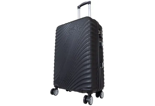 Trendyshop365 Hartschalen-Trolley 46467 Padua, 5 Farben, 3 Größen, Reisekoffer mit, 4 Rollen, Zwillingsrollen, Zahlenschloss, robust und leicht