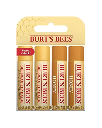 Burt's Bees Lip Balm Set Honey & Beeswax 4 x 4,25g