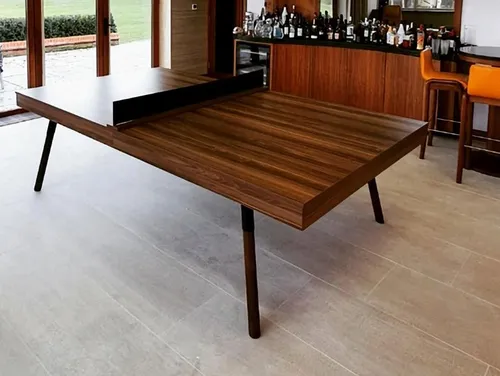Esstisch Freizeittisch 2in1 - Tennistisch und Spieltisch - Ideal für Outdoor-Aktivitäten, bietet dieser 2in1 Tisch vielseitigen Einsatz. Mit einer Länge von 274 cm und einer Breite von 152 cm aus hochwertigem Holz ist er perfekt für Freizeit und Spiel.
