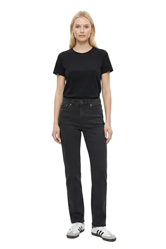 ESRA Straight Leg Jeans Damen – Hochwertige High Waist Stretch Jeans - ESRA Damen Jeans mit geradem Schnitt: Hoher Tragekomfort dank extra weicher Baumwolle und optimaler Passform. Die High Waist Jeans L30 ist ideal für jeden Anlass und bietet eine stilvolle Silhouette. Nachhaltig produziert.