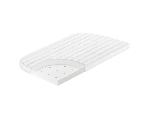 Julius Zöllner Matratze für Beistellbett 81x43 Flow Lite One - Matratze für Beistellbett, ergonomische Unterstützung für Babys und optimale Schlafbedingungen dank atmungsaktiver Materialien.