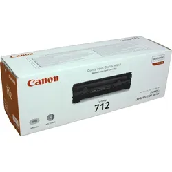 Canon Toner 1870B002 712 schwarz - Originaltoner mit hoher Kapazität für bis zu 1.500 A4-Seiten, kompatibel mit Canon LBP-3010 und i-SENSYS Druckern