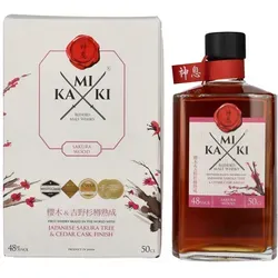 KAMIKI Blended Malt Whisky SAKURA & CEDAR Cask Finish 48% Vol. 0,5l