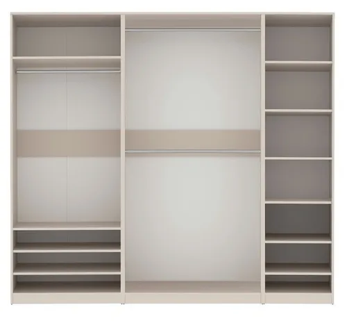 Marmex Möbel Kleiderschrank TRES SET M - Kleiderschränke mit modernem Design, viel Stauraum und praktischen Kleiderstangen für optimale Organisation Ihrer Kleidung.