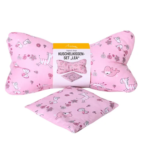 Original Dr. Berger Kuschelkissen Set Lea Leseknochen Lavendel Kirschkernkissen