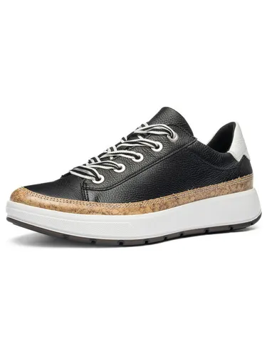 Ara Damen Sneaker Roma schwarz 40 EU - Stylische Ara Damen Sneaker Roma in Größe 40 EU, aus hochwertigem Glattleder. Ideal für den Freizeitlook, mit bequemem Frottee-Futter und praktischen Keilabsatz für optimalen Tragekomfort.