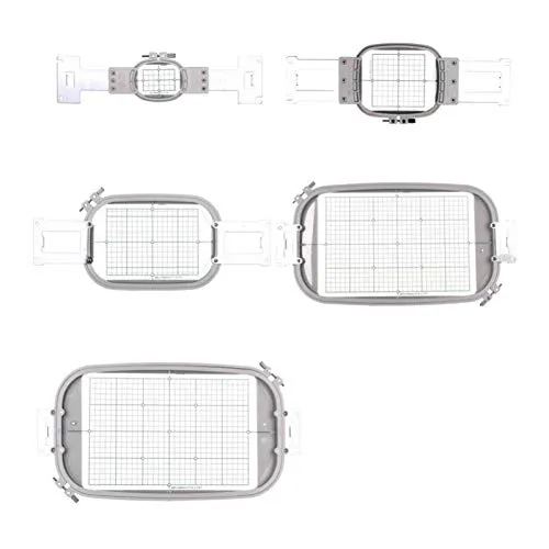 Sew Tech 5er Stickrahmen- Set für Brother 5 in 1 (PR600-PR655/ PR1000+PR1000E)