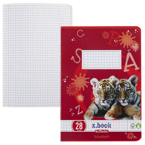 herlitz Schulheft kariert DIN A5 16 Blätter 300003290