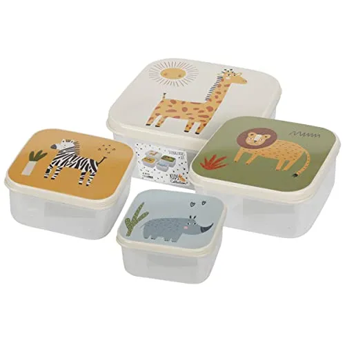 Excellent Houseware Lebensmittelbehälter für Kinder, 4er-Set
