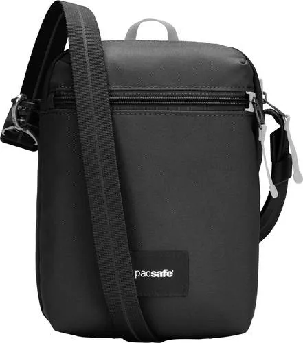 Pacsafe Go Festival Crossbody Bag Jet Black - Umhängetaschen mit Diebstahlschutz: Die Pacsafe Tasche bietet Sicherheit für Ihre Wertsachen durch einen abschließbaren Zipper und ist ideal für jedes Abenteuer!