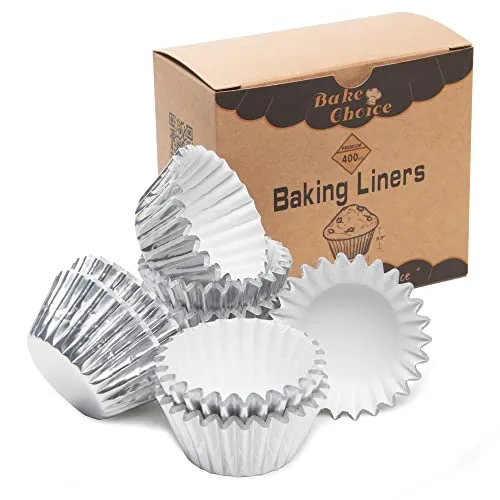 Stück Muffinförmchen Papier Mini, 3.5 cm Bodendurchmesser,Muffins Papierförmchen aus Folie,Antihaftbeschichtet für Party 400