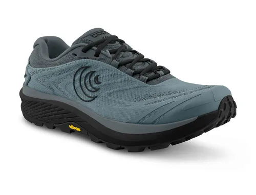 Topo Trail-Laufschuhe Pursuit 2 – Dämpfung und Zero-Drop für Herren - Trailrunningschuh mit 0 mm Drop und hoher Dämpfung, ideal für technische Strecken. Atmungsaktives Mesh-Obermaterial bietet Struktur und Stabilität.