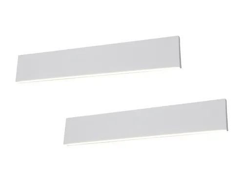 TRIO Leuchten LED Wandleuchte 2er Set, Warmweiß - Moderne Wandleuchten mit fest integriertem LED, dimmbar über SWITCH DIMMER für individuelle Lichtstimmungen. Ideal für Wohnzimmer, Flur oder Treppenhaus.