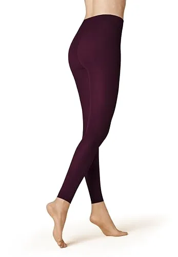 KUNERT Damen Leggings Velvet 40 weiches Abschlußbündchen 40 DEN dark raisin 1640 44-46
