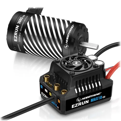Hobbywing EzRun MAX8 150A V3 mit Programmierkarte - Drohnen - Hochleistungs-ESC mit programmierbarer Karte für präzise Kontrolle und zuverlässige Leistung, ideal für RC-Renn- und Offroad-Abenteuer.