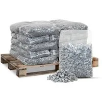 Galamio Serpentinsplitt Grün-nuanciert 20kg Sack, 25 Sack Palette - Verleihen Sie Ihrem Garten mit unserem edlen Serpentinsplitt in Grün eine besondere Note. Frostfest und langlebig, ideal für Beeteinfassungen oder Steingärten. Lieferung als praktische Palette mit 25 Säcken.