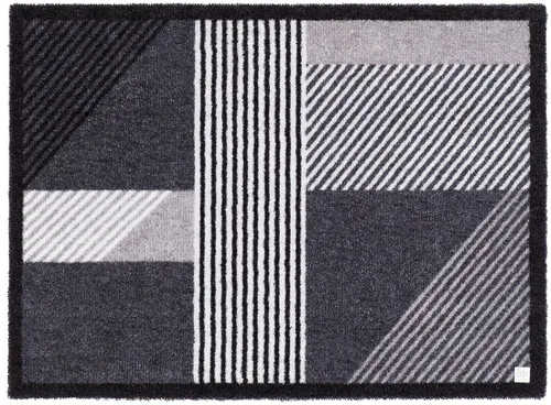 Barbara Becker Fußmatte Sense - Modernes Design, waschbar, Made in Belgium - Elegante Schmutzfangmatte für jeden Eingangsbereich. Mit rutschhemmender Unterseite und waschbar bei 30°, ideal für ein sauberes Zuhause.