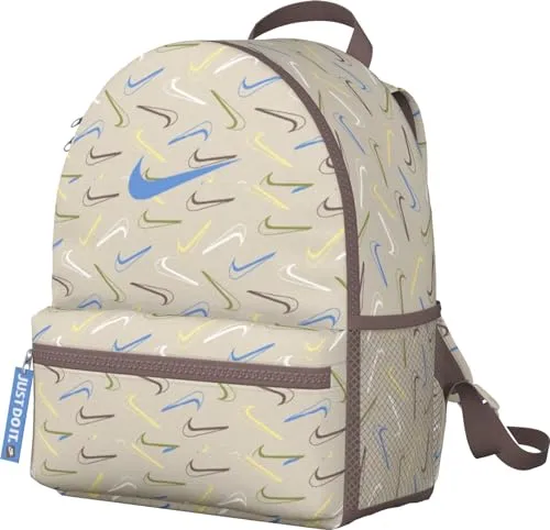 Nike Unisex Kinder Rucksack Y Nk Brsla Jdi Mni Bpk-Ct Sp24, Lt Orewood Brn/University Blue, FN0954-104, MISC