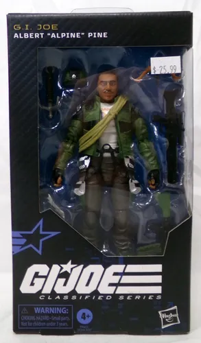 G.I. Joe Classified Series #133 Albert Alpine Actionfigur - Sammlerstück mit 15,2 cm Höhe und 9 Zubehörteilen. Hochwertige Details und Beweglichkeit für dynamische Spielmöglichkeiten. Ideal für Fans und Sammler!