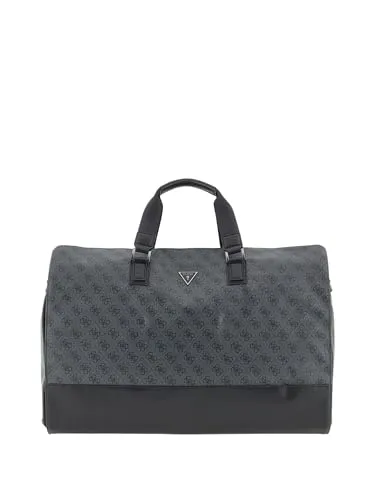 Guess Weekender Ibiza - Polyurethan schwarz - Reisetasche aus hochwertigem Polyurethan, ideal für Kurztrips. Mit praktischem Wäschebeutel und auf Trolley steckbar, bietet sie 37 l Volumen für all Ihre Essentials.