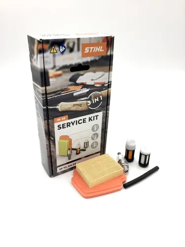 STIHL Service Kit 28.1. KM 94, SP 92 41490074103 - Komplettes Service Kit für Kettensägen, inklusive Filter und Zündkerze für optimale Leistung und zuverlässigen Einsatz.