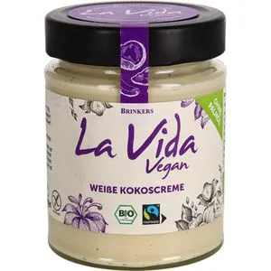 La Vida Vegan Weiße Kokoscreme Creme bio 270g von La Vida Vegan